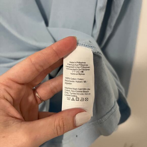 J. Crew Men's Light Blue Long Sleeve Top Size Large - Picture 2 of 6